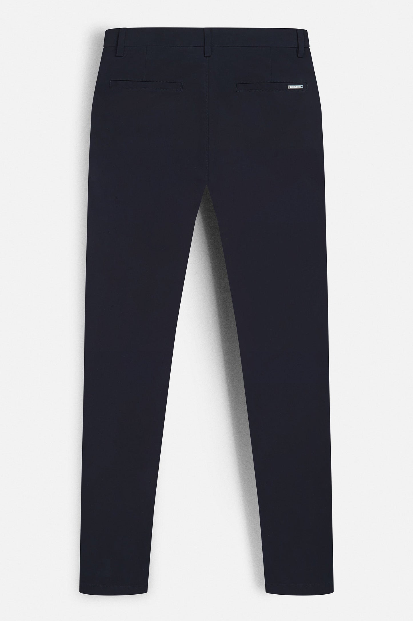 Men's navy blue chino trousers from Maklin Clothing