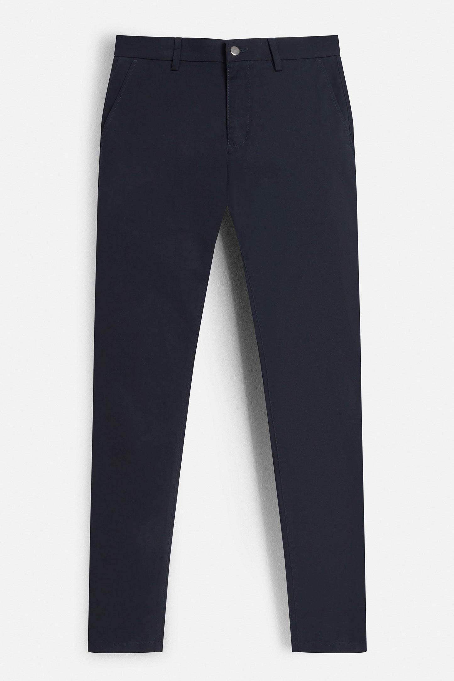 Men's navy blue chino trousers from Maklin Clothing